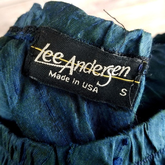 Lee Andersen Vamp Silk Skirt Designer Rockabilly - Picture 6 of 8